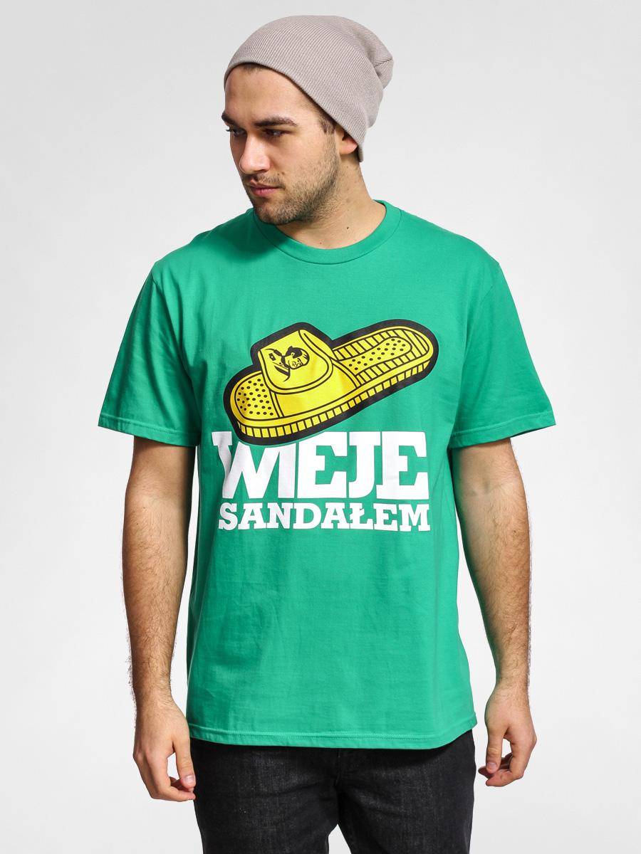 T-shirt Dziedzic Pruski Wieje Sandalem (green)