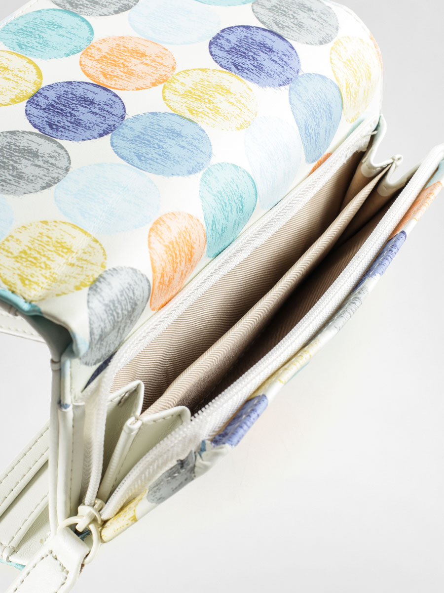 Portfel Roxy My Long Eyes Wmn (off white/plam)