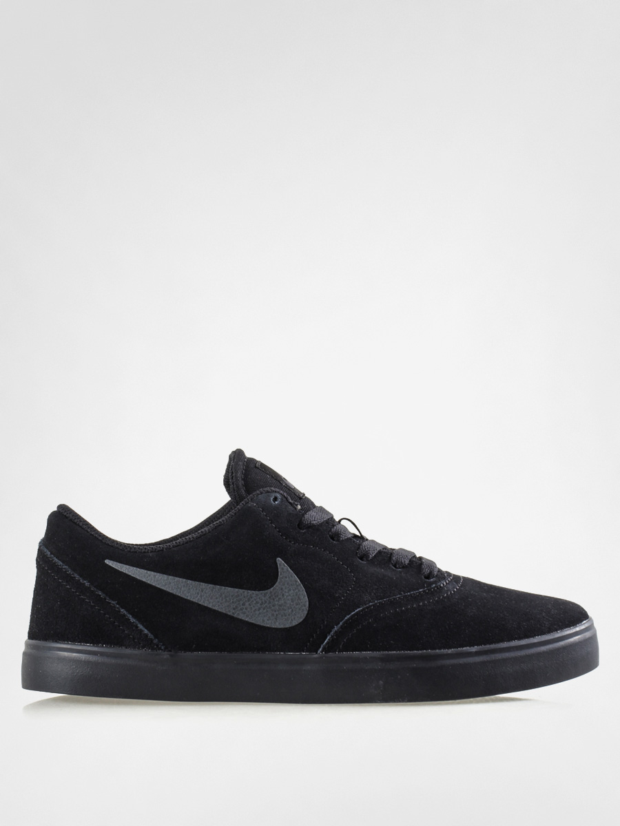 nike sb check suede black