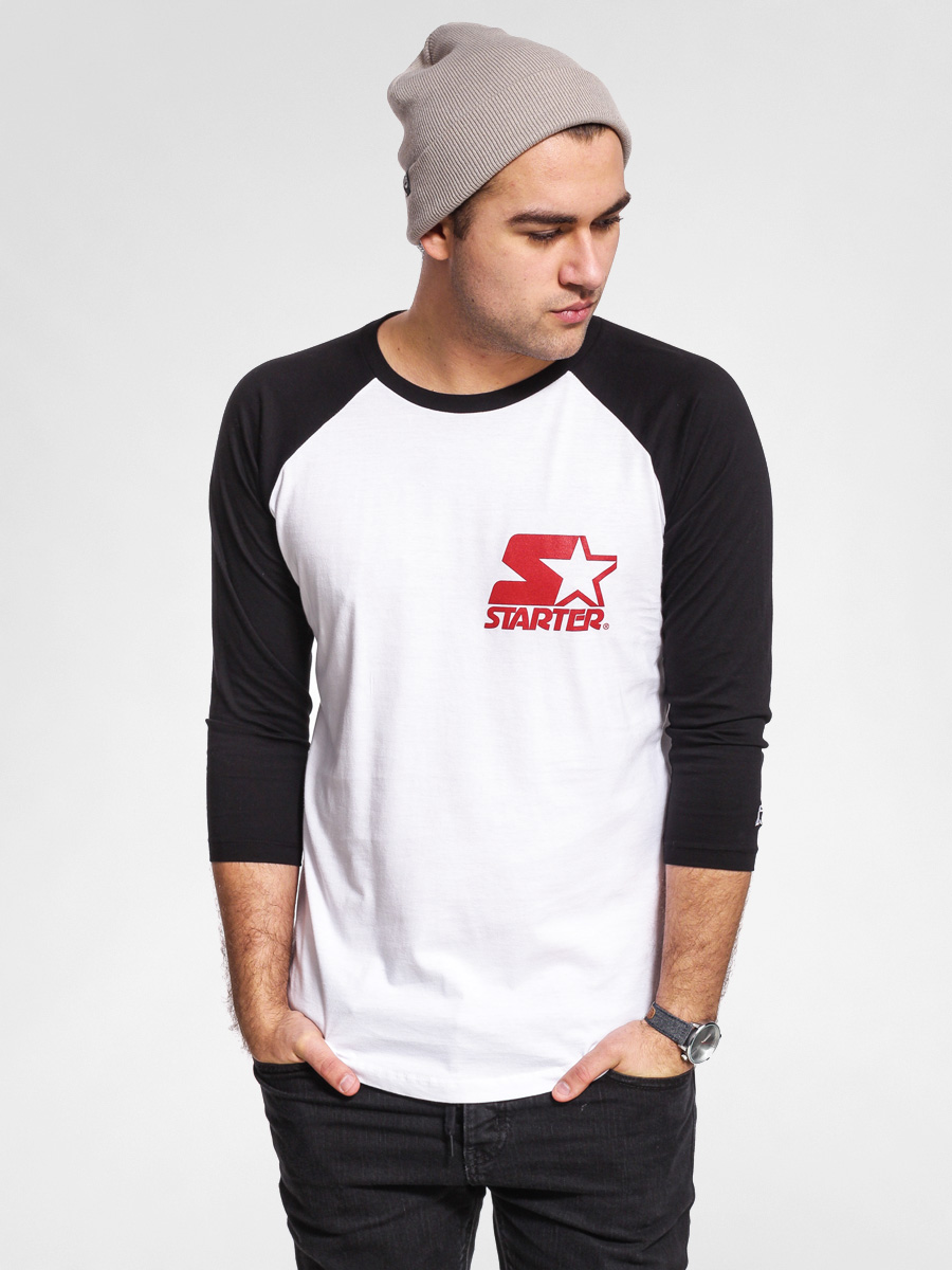 Koszulka Starter Lbcp Reglan 3 4 (white/burgandy)