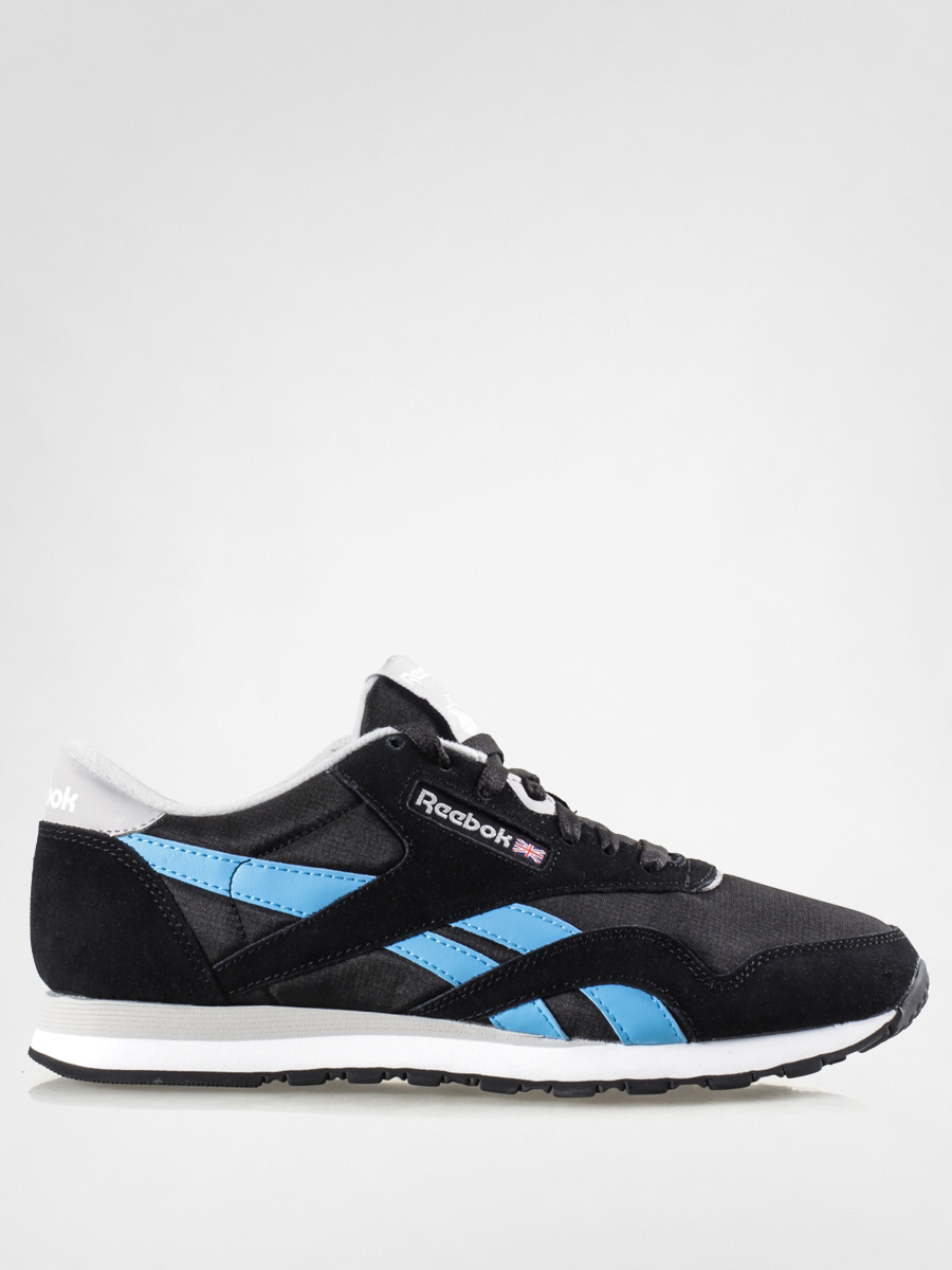 Buty Reebok Cl Nylon (black/steel/kali blue/white)