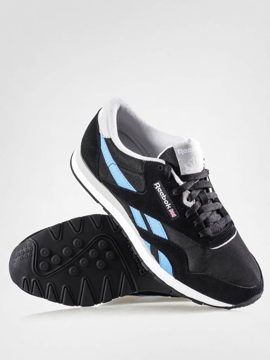 Buty Reebok Cl Nylon (black/steel/kali blue/white)
