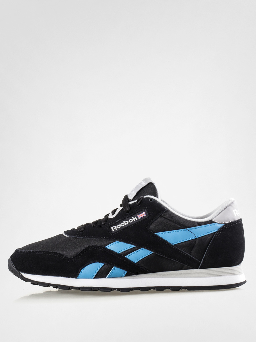 Buty Reebok Cl Nylon (black/steel/kali blue/white)