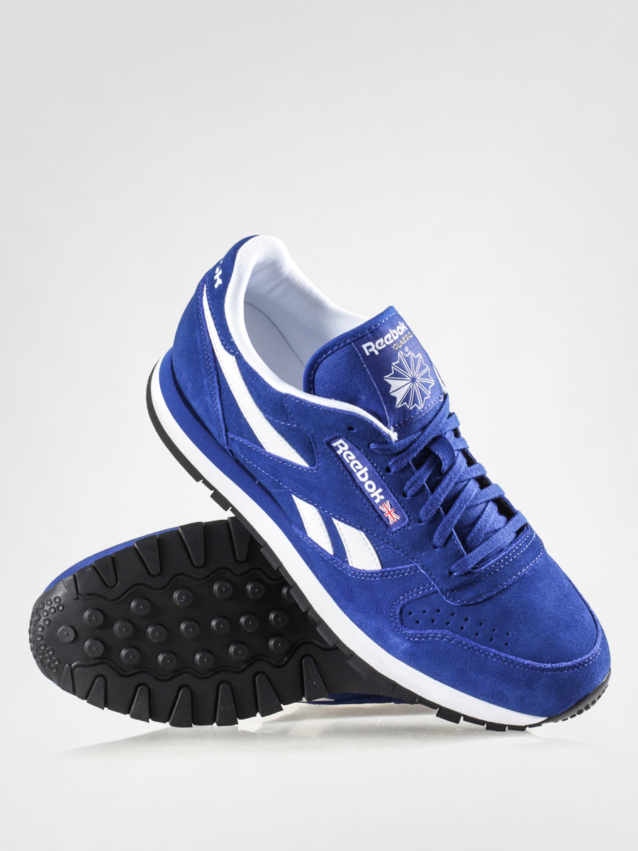 Buty Reebok Classic Leather Suede (royal/white/black/gold)