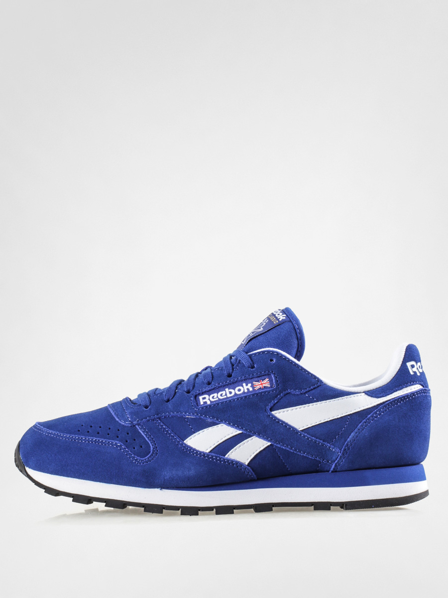 Buty Reebok Classic Leather Suede (royal/white/black/gold)