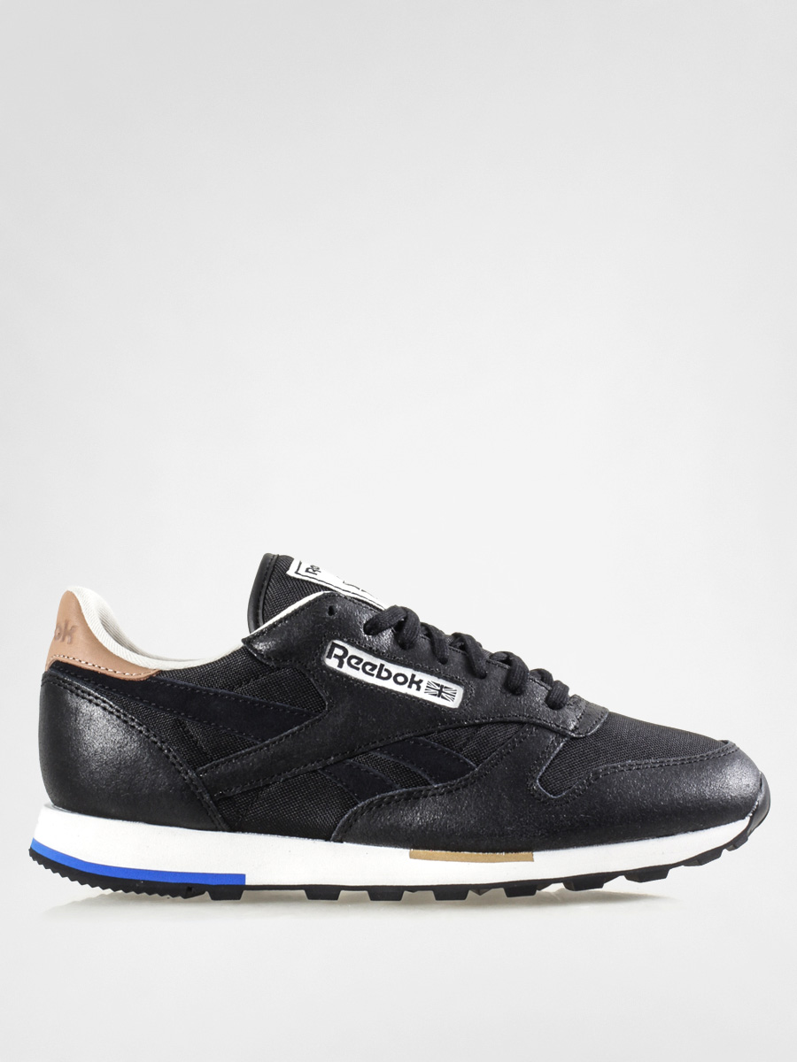 Buty Reebok Cl Leather Casual (black/walnut/pprwht/blue)
