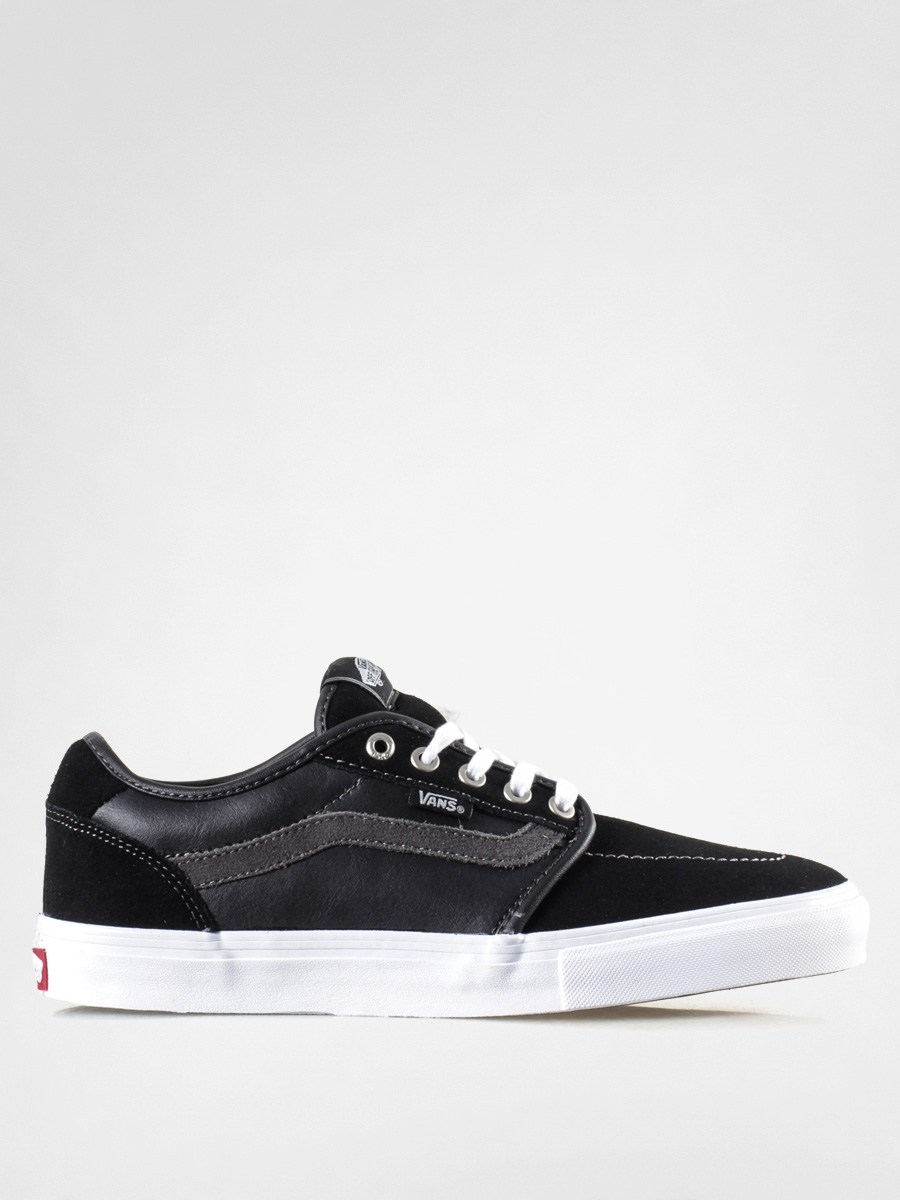 Vans lindero 2 hotsell black and white shoes