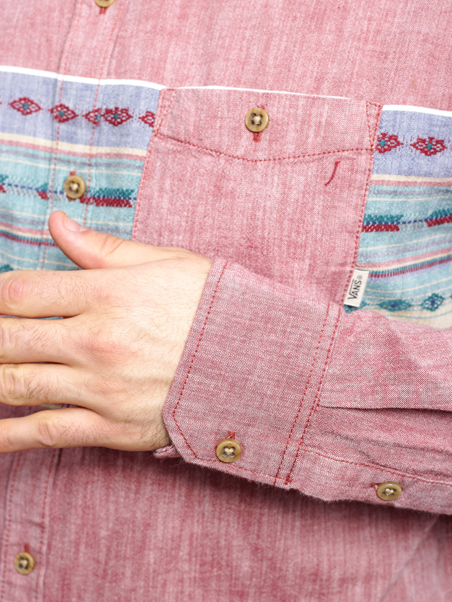 Koszula Vans Sur (red native stripe)