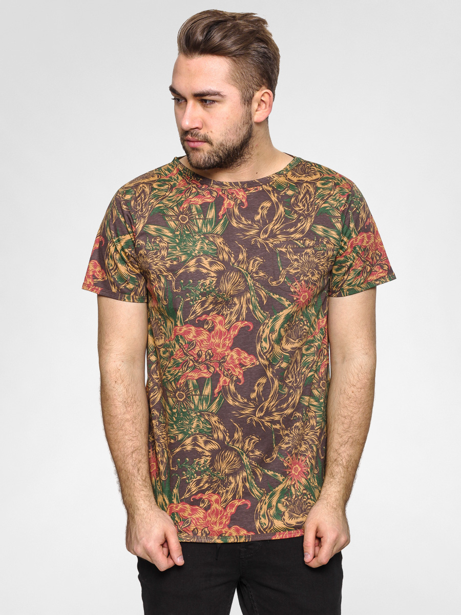 T-shirt Turbokolor Boat (brown/poison camo)