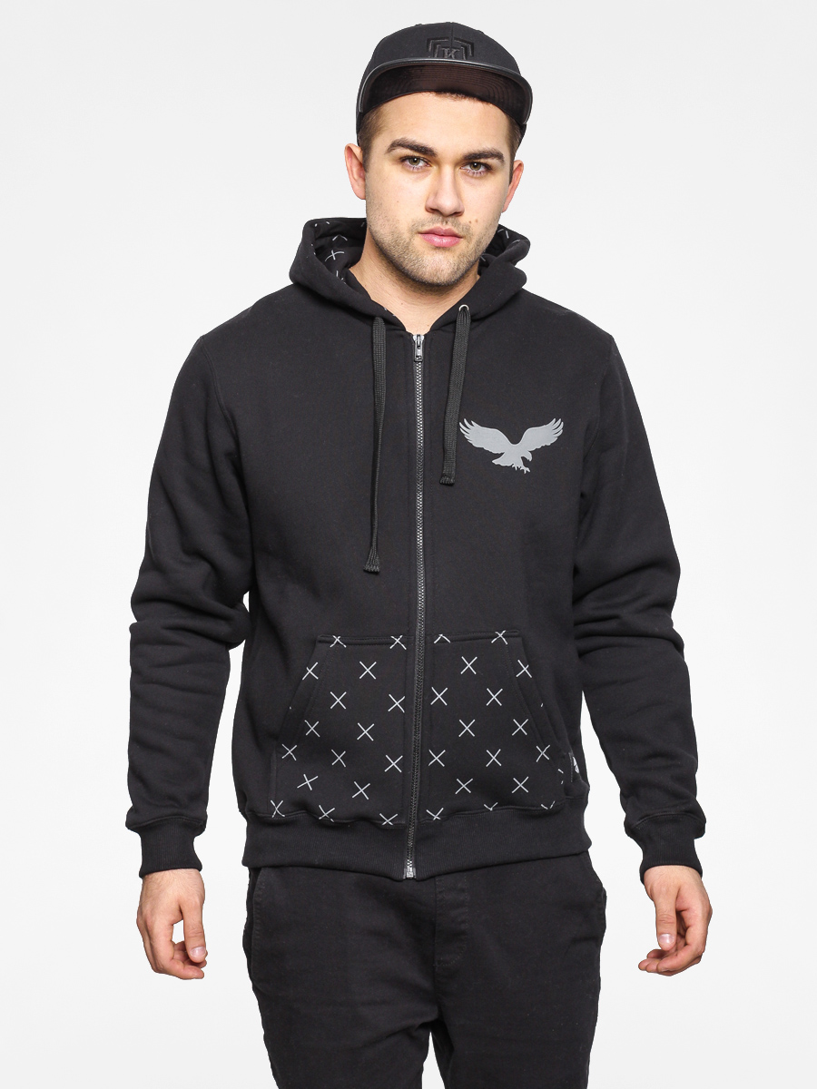 Bluza z kapturem Diamante Wear Never Look Back ZHD (black)