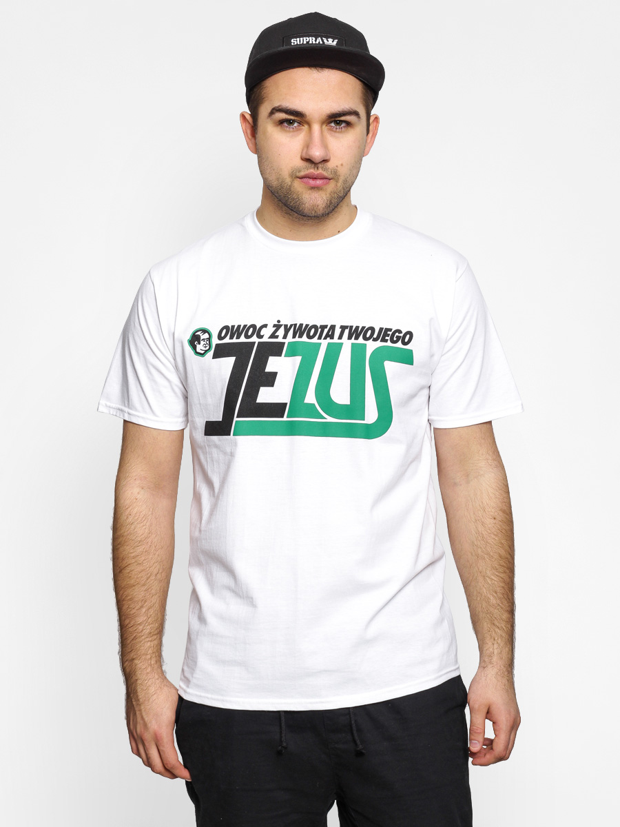 T-shirt Dziedzic Pruski Je Zus (white)