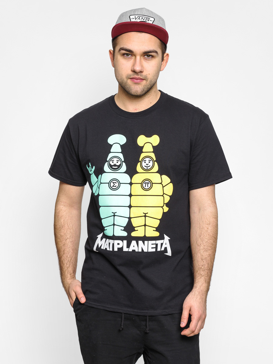 T-shirt Dziedzic Pruski Matplaneta (black)
