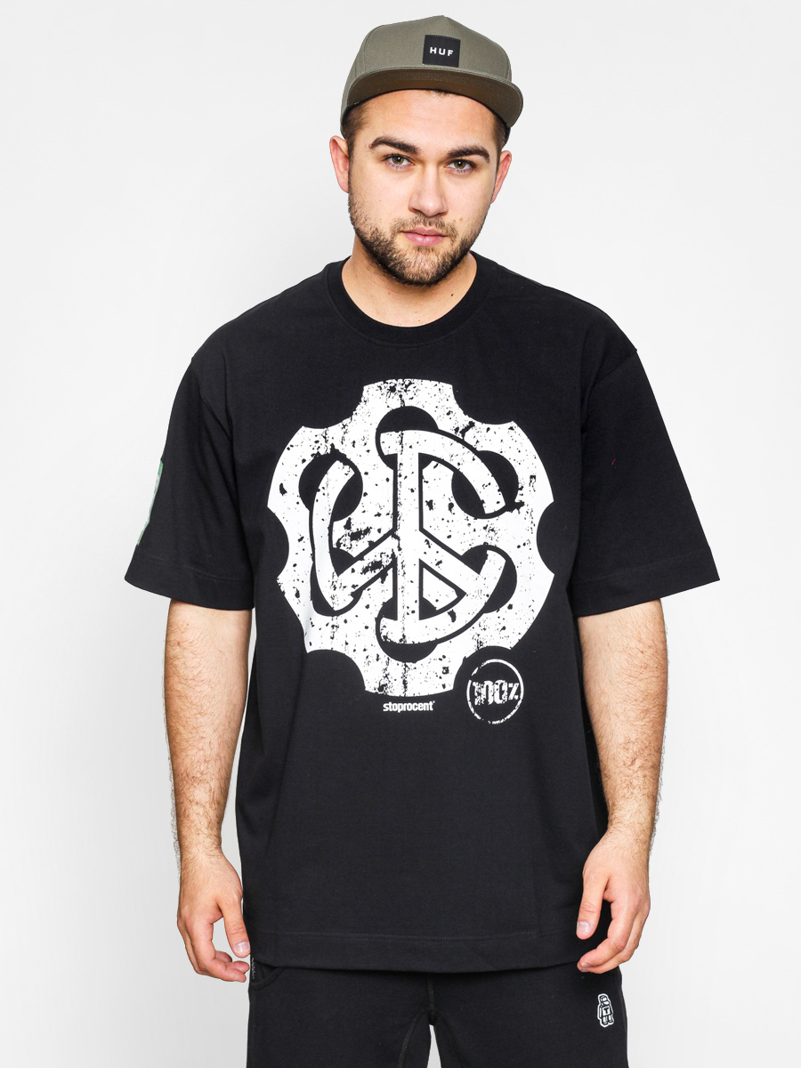 T-shirt Stoprocent TM F4P Logo (black)