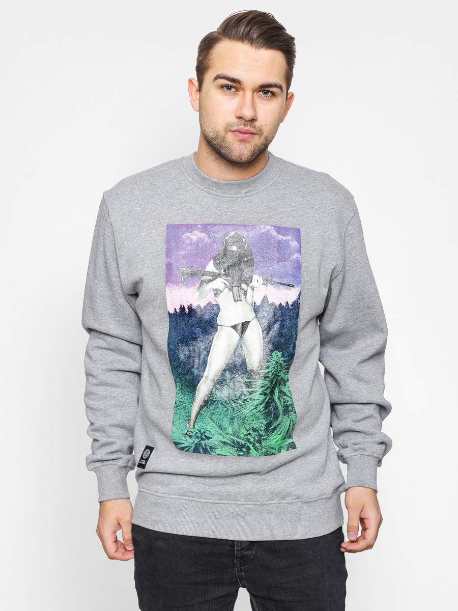 Bluza MassDnm Purple Guerilla (grey)