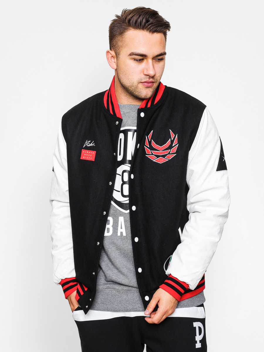 Kurtka Koka Baseball Evory (black/white)