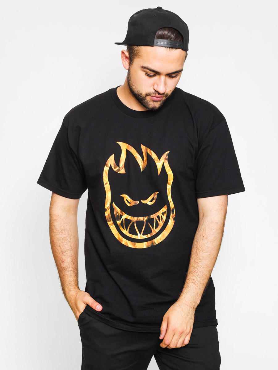 T-shirt Spitfire Inferno Premium (black/orange)