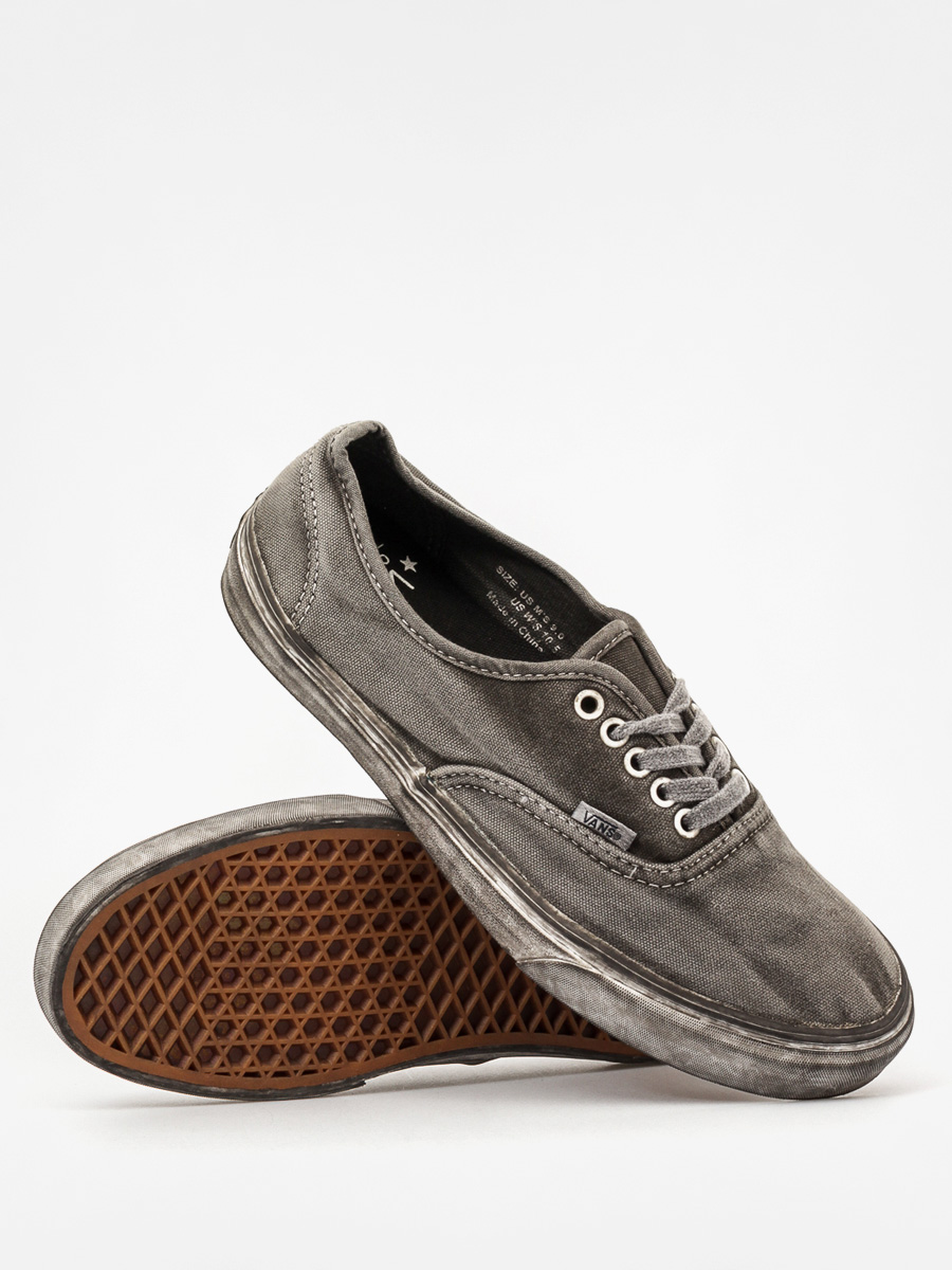 vans authentic ca overwashed black