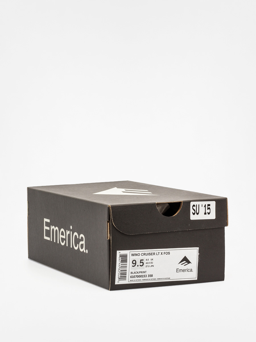 Buty Emerica Wino Cruiser Lt X Fos (black/print)