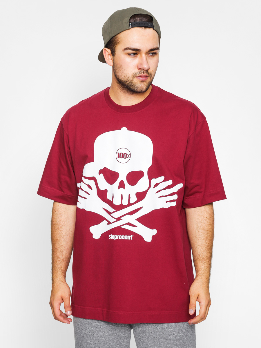 T-shirt Stoprocent Tm Skull (rio red)
