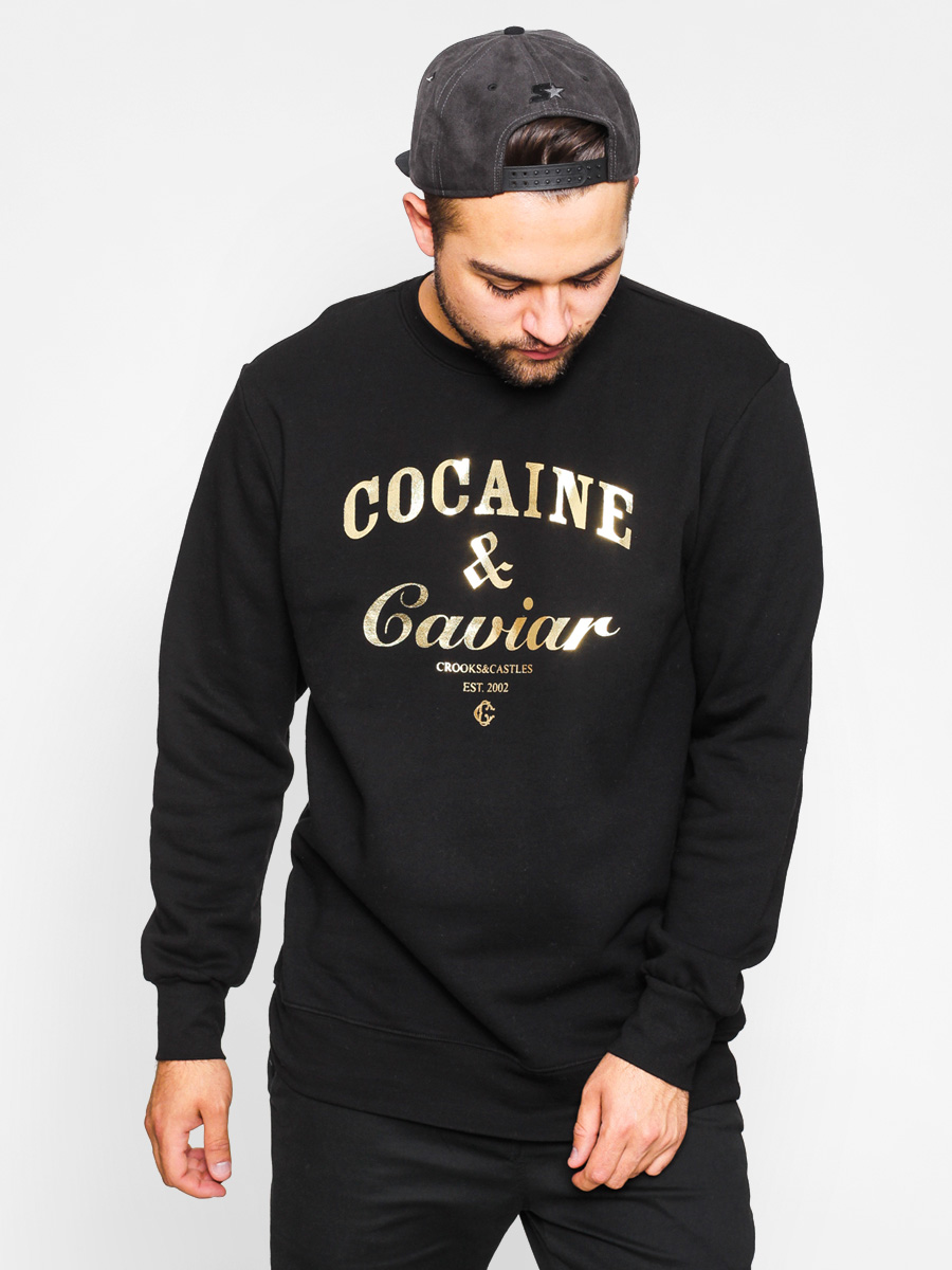 Bluza Crooks & Castles Cocaine And Caviar Foil (black/gold)