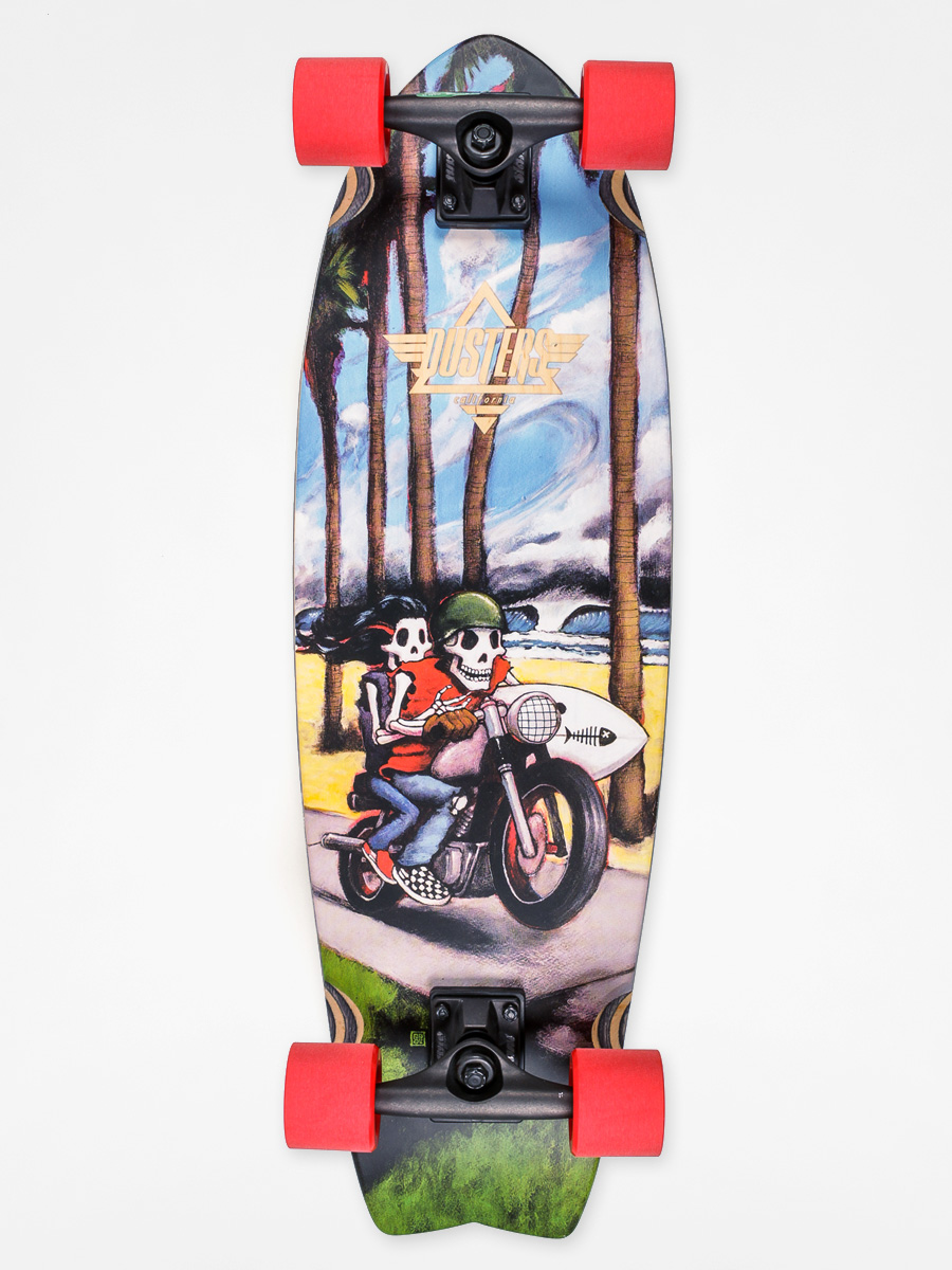 Deskorolka cruiser Dusters California Free Rider (mul/red)
