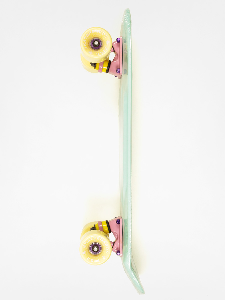 Deskorolka cruiser Fish Skateboards 02 (mint/yellow/pink)