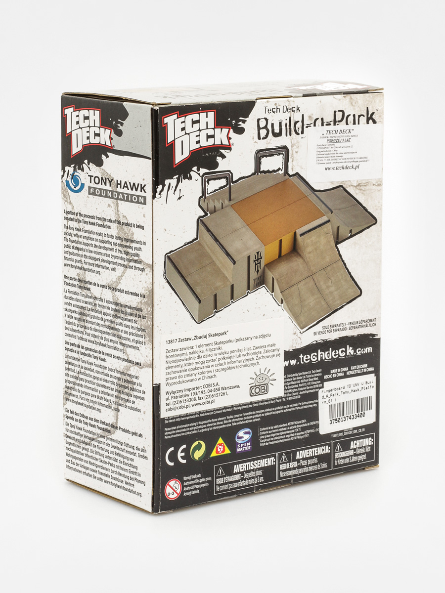 Skatepark Tech Deck Build A Park Tony Hawk Platform 01