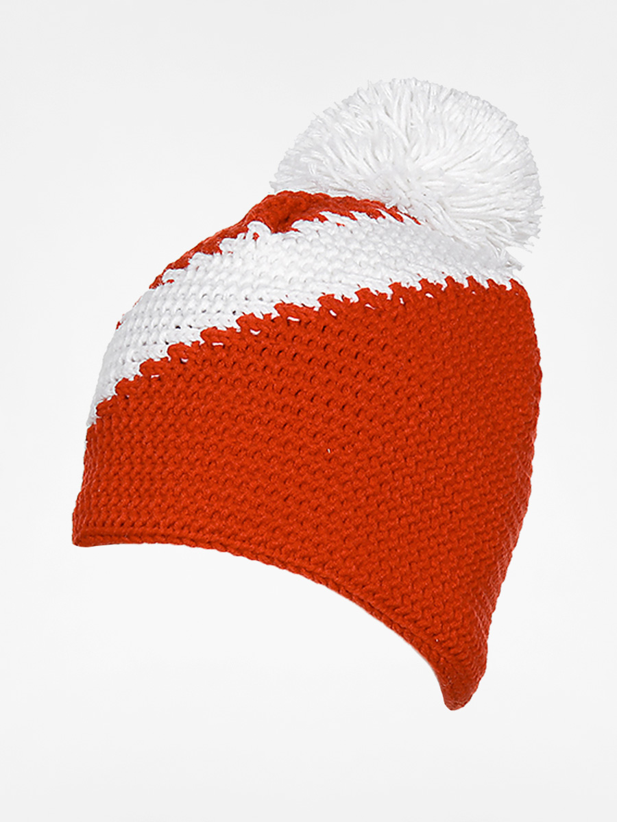 Czapka zimowa Level Stripe (white/red)