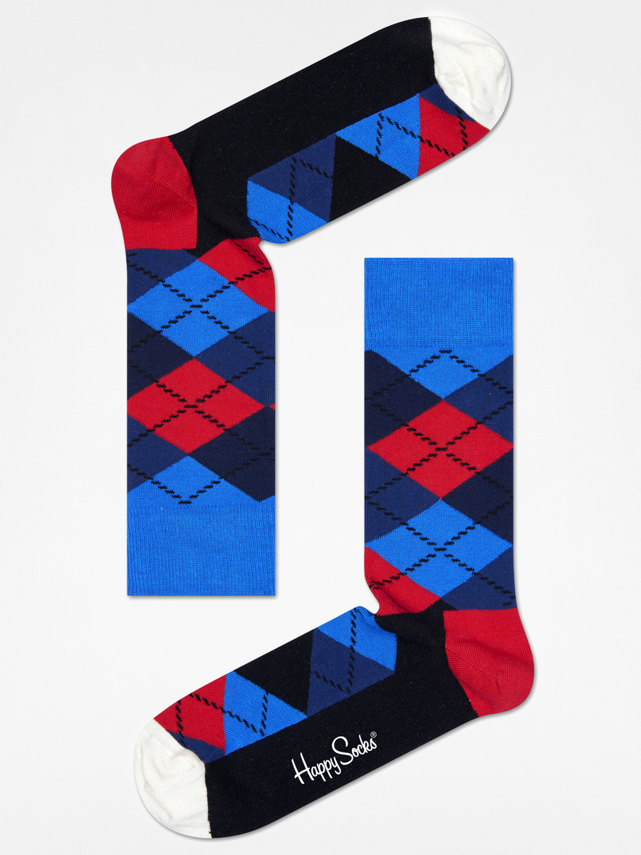 Skarpetki Happy Socks Argyle (blue/navy/red/black/white)
