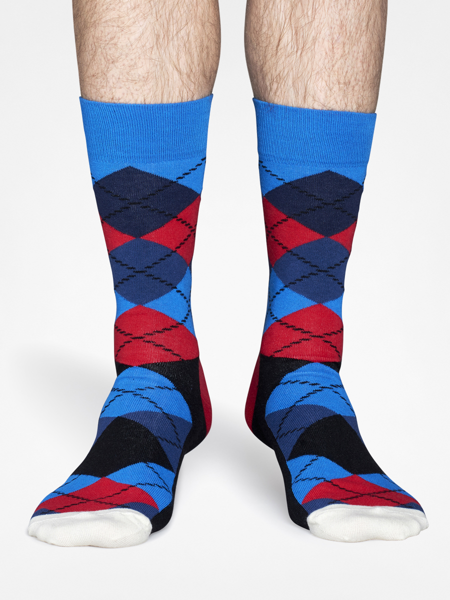 Skarpetki Happy Socks Argyle (blue/navy/red/black/white)