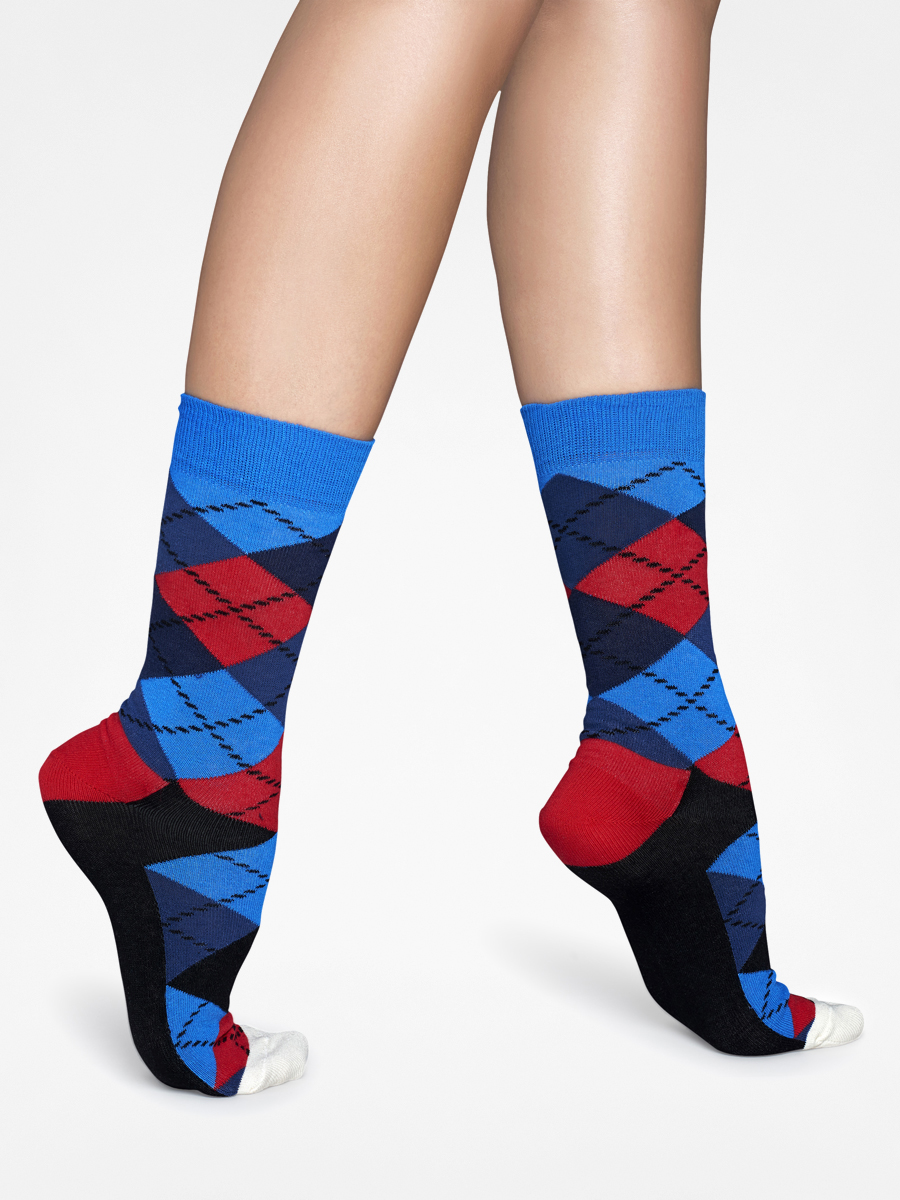 Skarpetki Happy Socks Argyle (blue/navy/red/black/white)