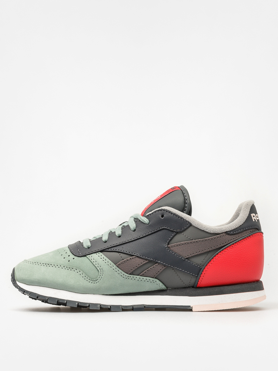 Buty Reebok Classic Leather Pm Wmn (sage/shrk/grpht/red/pnk)