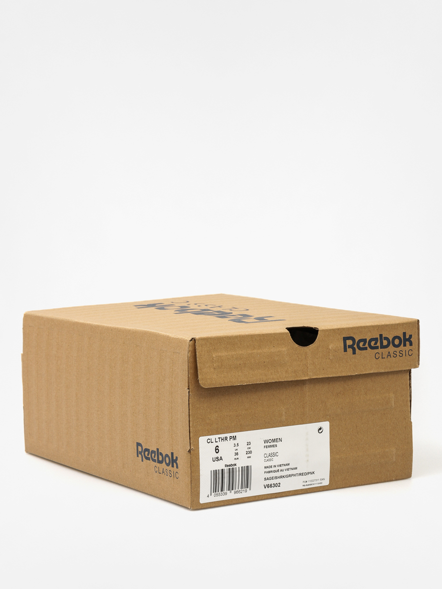 Buty Reebok Classic Leather Pm Wmn (sage/shrk/grpht/red/pnk)