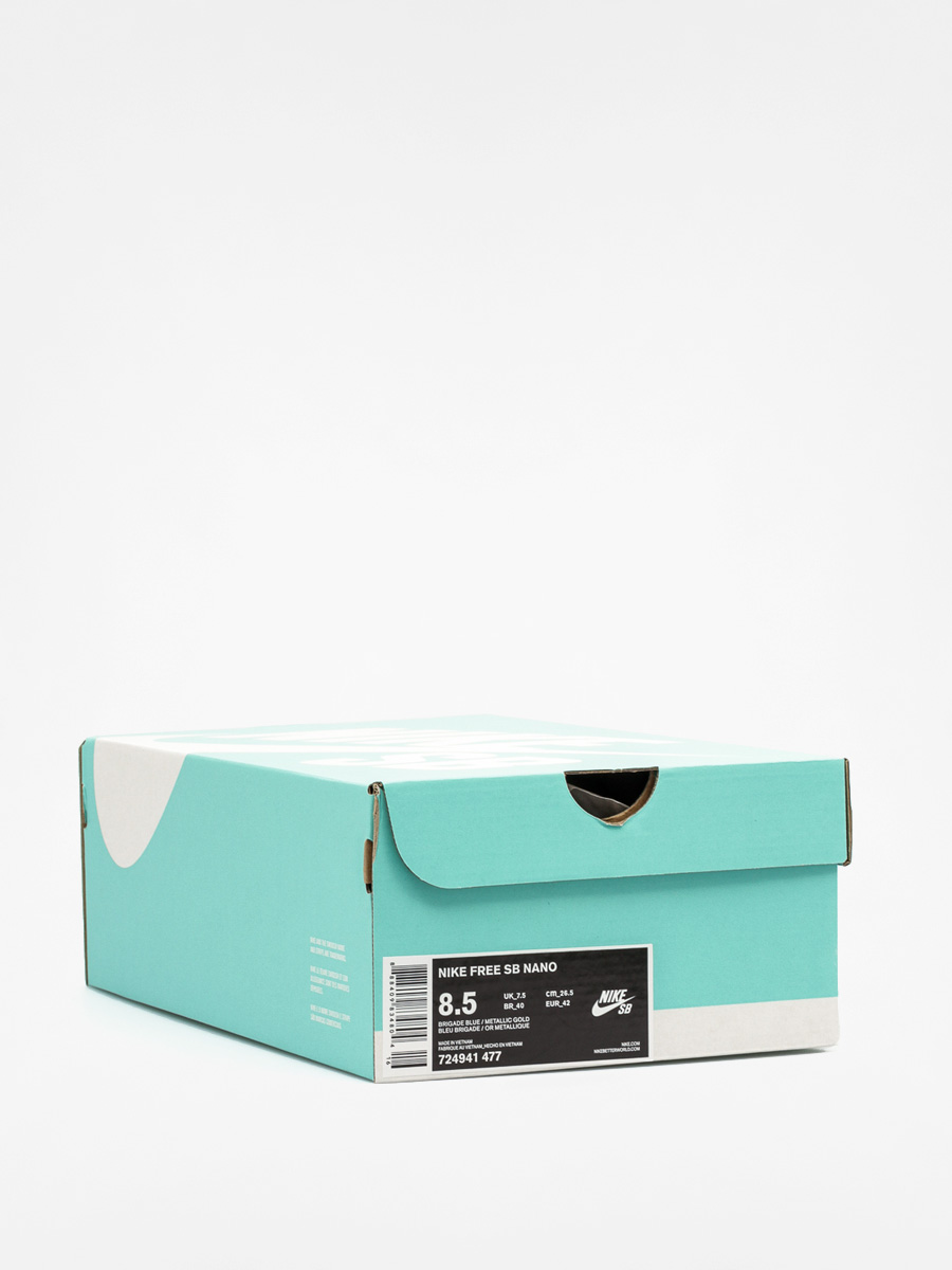 Buty Nike Free Sb Nano (brigade blue/metallic gold)