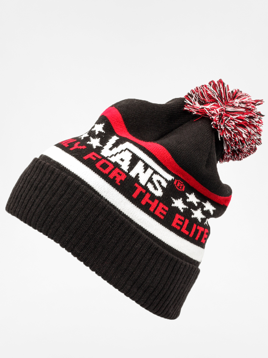 Czapka zimowa Vans Elite Beanie (black/jester red)