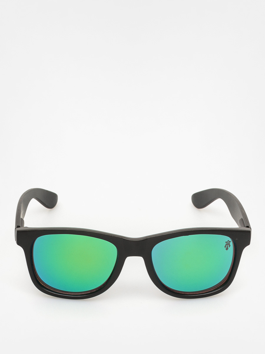 Okulary przeciwsłoneczne Majesty Shades L (matt black/polished black green lenses)