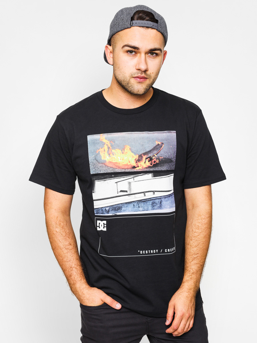 T-shirt DC Burning SS (black/print)