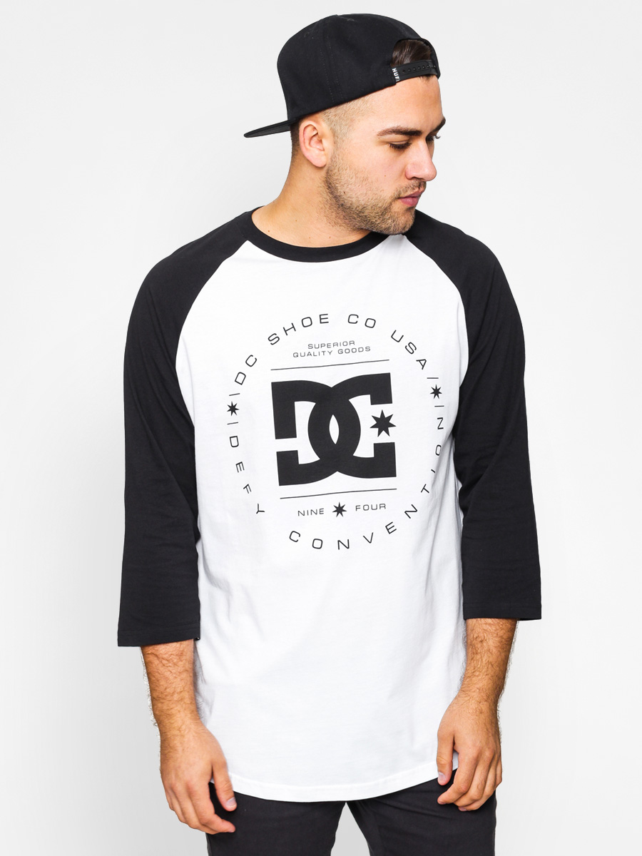 T-shirt DC Rebuilt Raglan 3/4 (white/black)