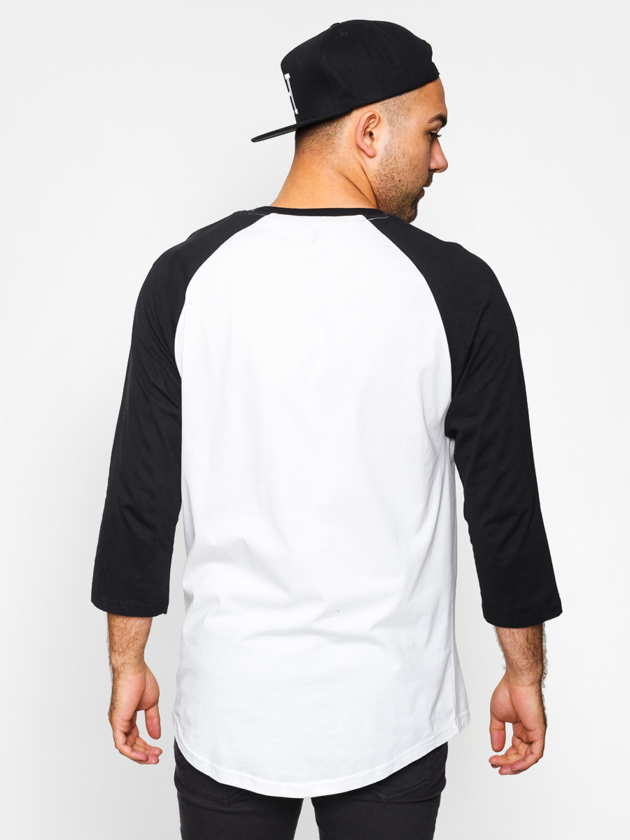 T-shirt DC Rebuilt Raglan 3/4 (white/black)