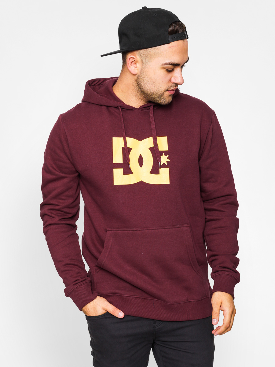 Bluza z kapturem DC Star Ph Otlr HD (maroon)