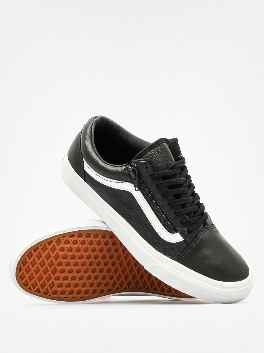 Buty Vans Old Skool Zip premium leather black