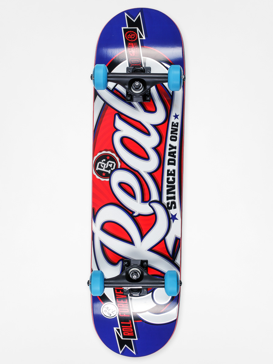 Deskorolka Real Oval Custom MD (red/grey blue)