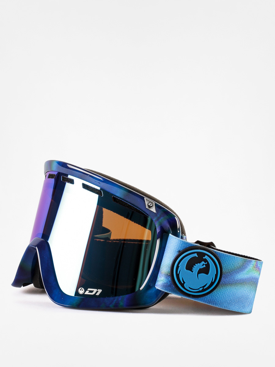 Gogle Dragon D1 Two (spil/blue steel+yell/red ion)