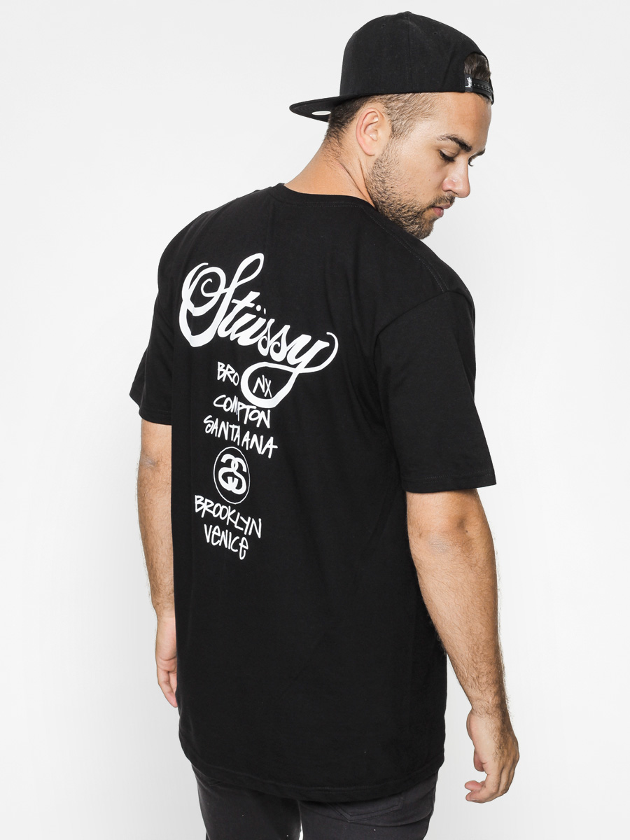 T-shirt Stussy World Tour Tee (black)