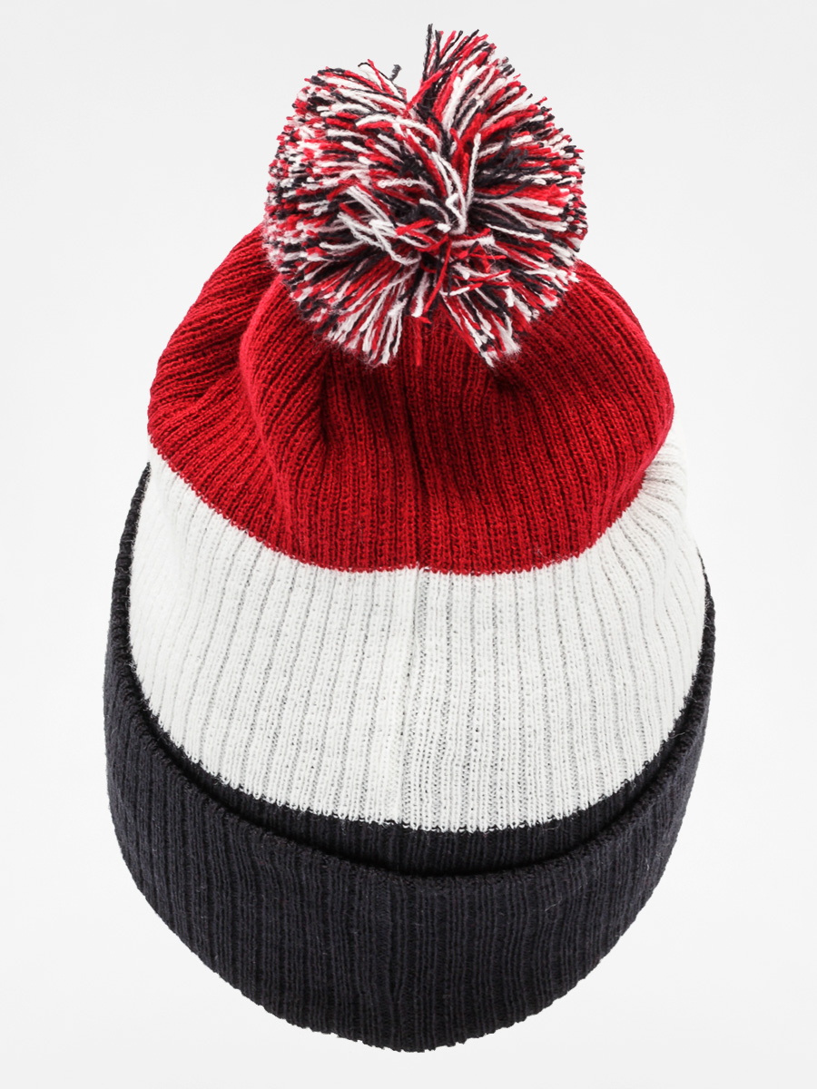 Czapka zimowa Stussy 3 Tone Heavy Pom Beanie (navy)