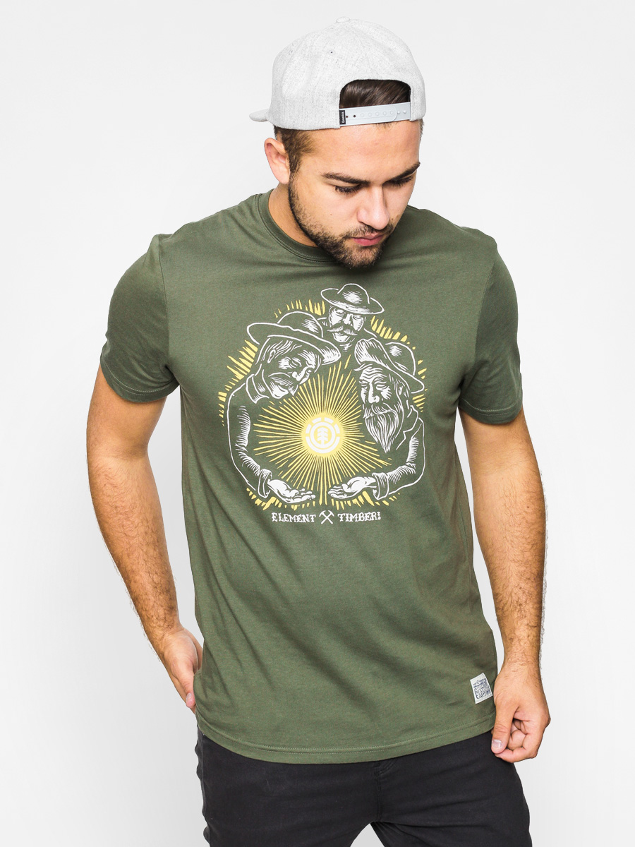 T-shirt Element Gold Fever (military green)