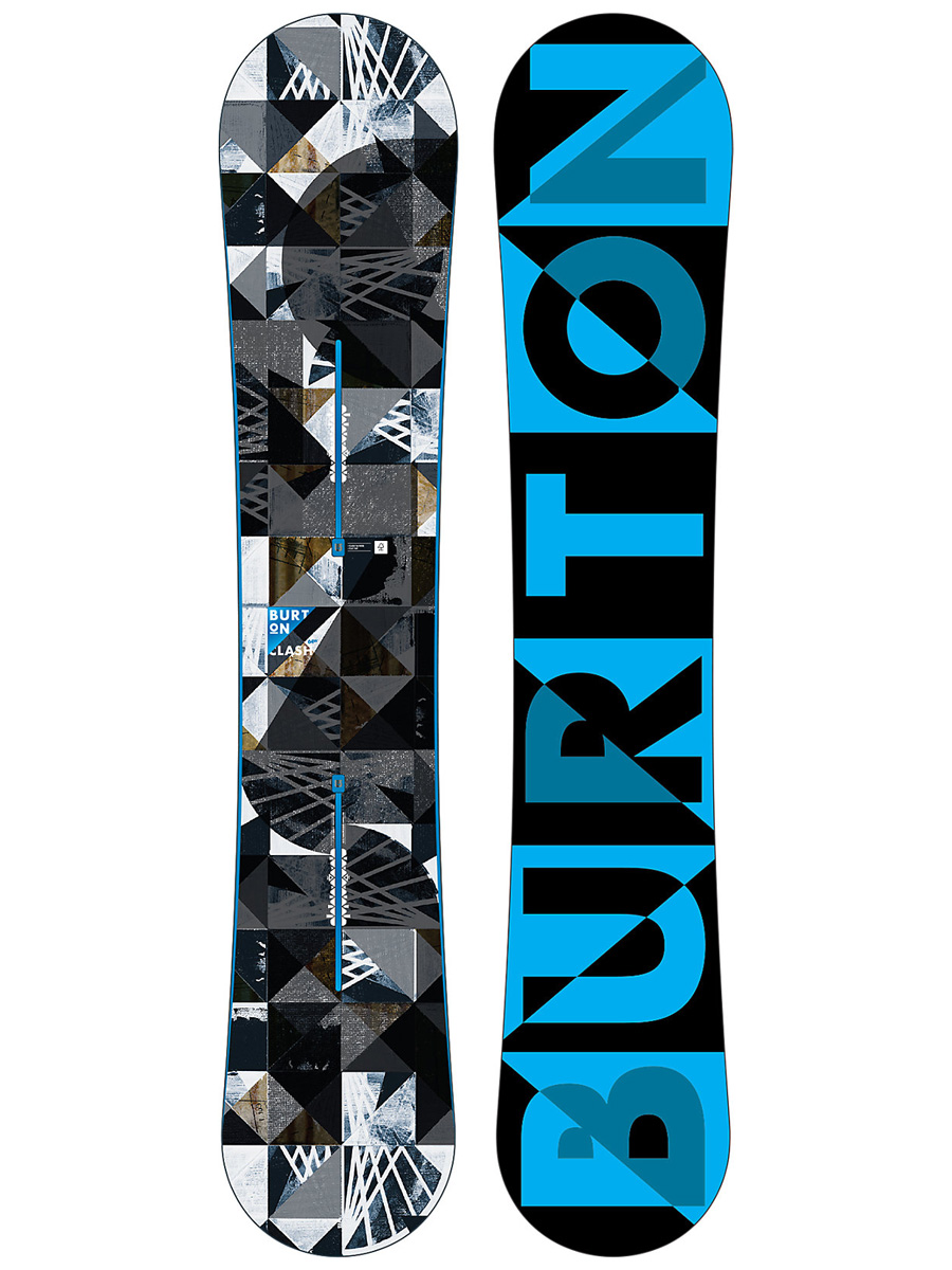 スノーボード BURTON CLASH 160cm BURTON FREE STYLE M Deska snowboardowa Burton Clash - czarny (160W)