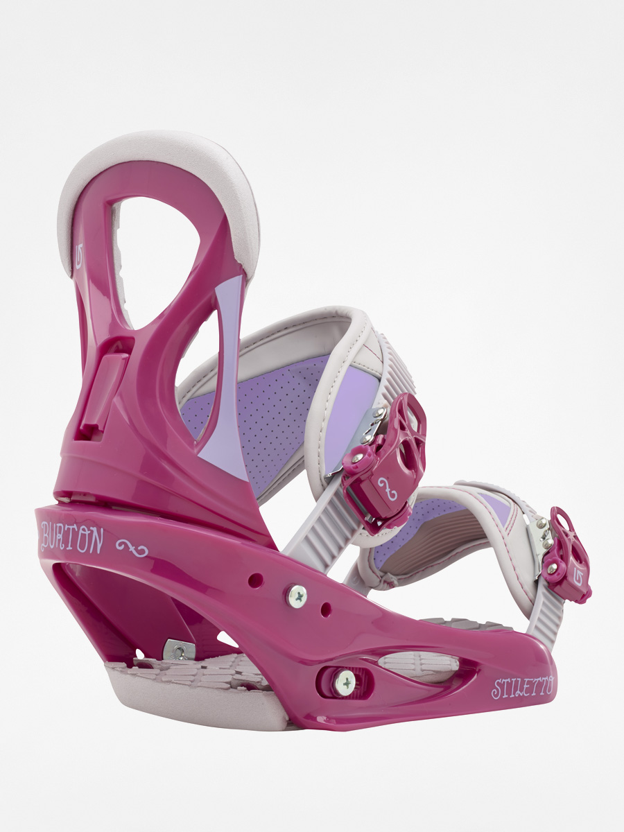 Damskie Wiązania snowboardowe Burton Stiletto (pink/grey)