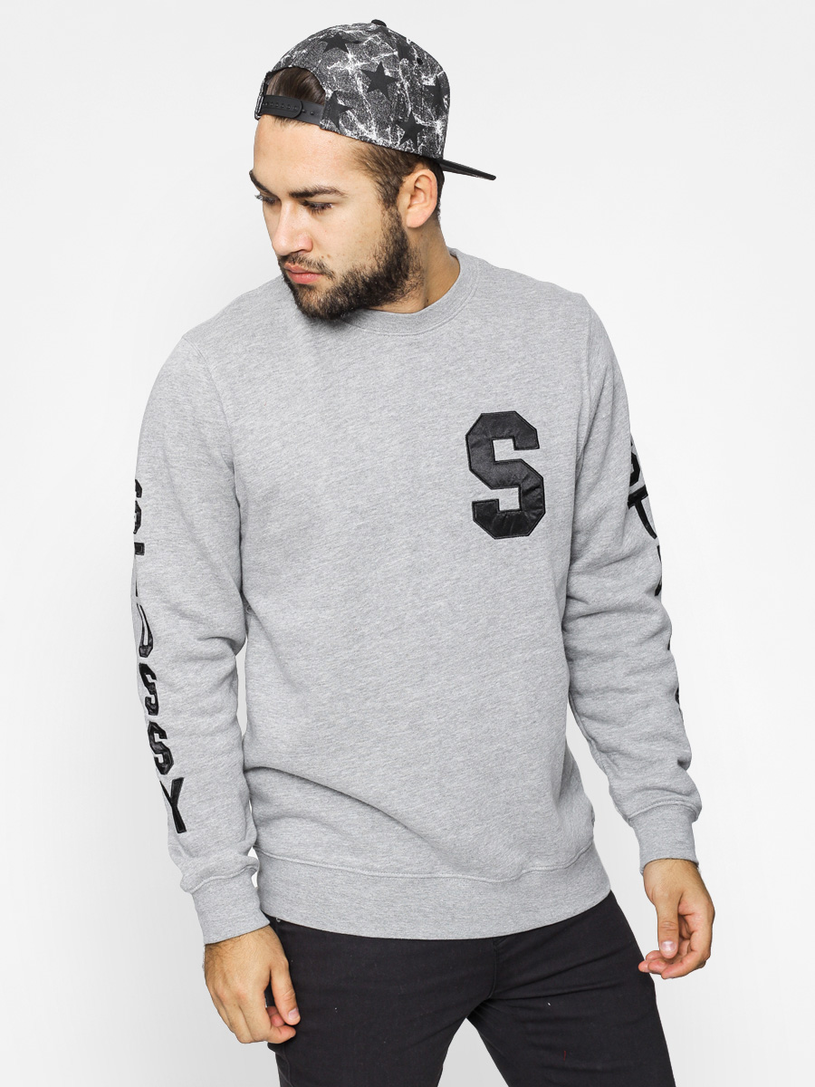 Bluza Stussy S App Crew (grey heather)
