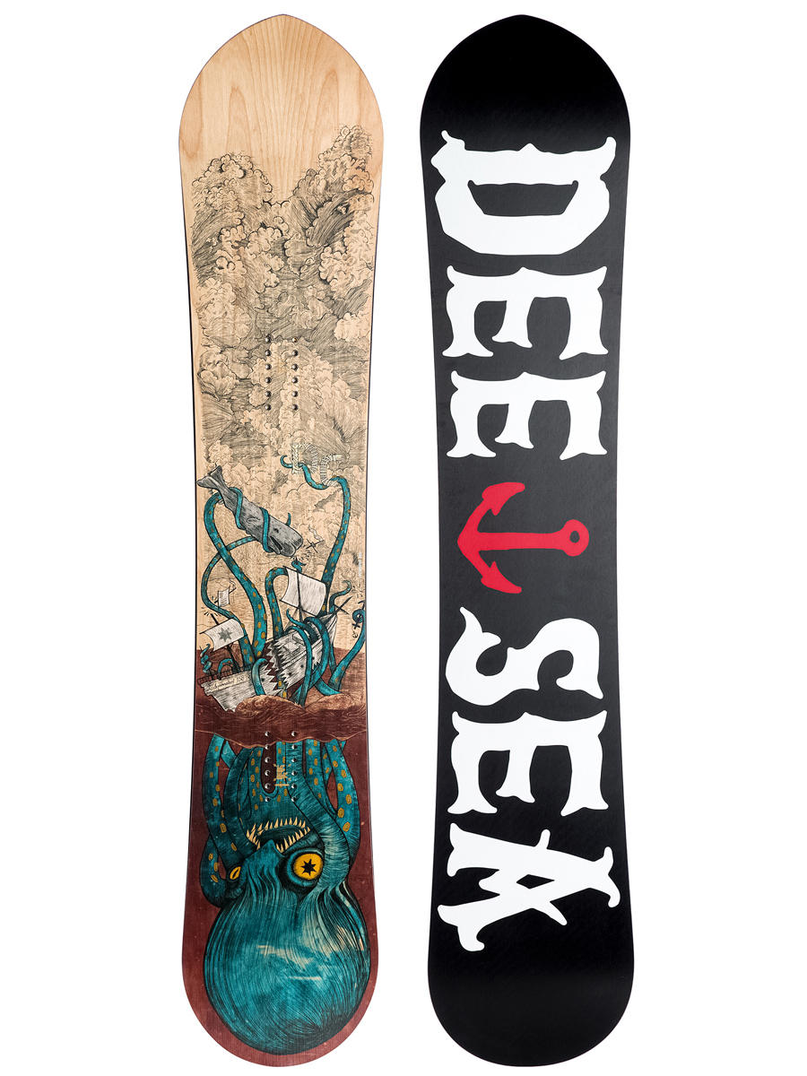 Męska Deska snowboardowa DC Supernatant (blue octopus print/black white)